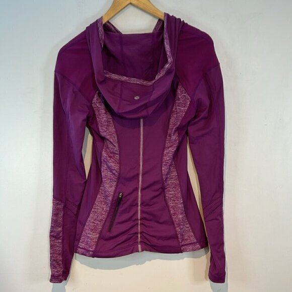 Lululemon run for your life pullover hoodie in dewberry size 4 - Picture 5 of 10